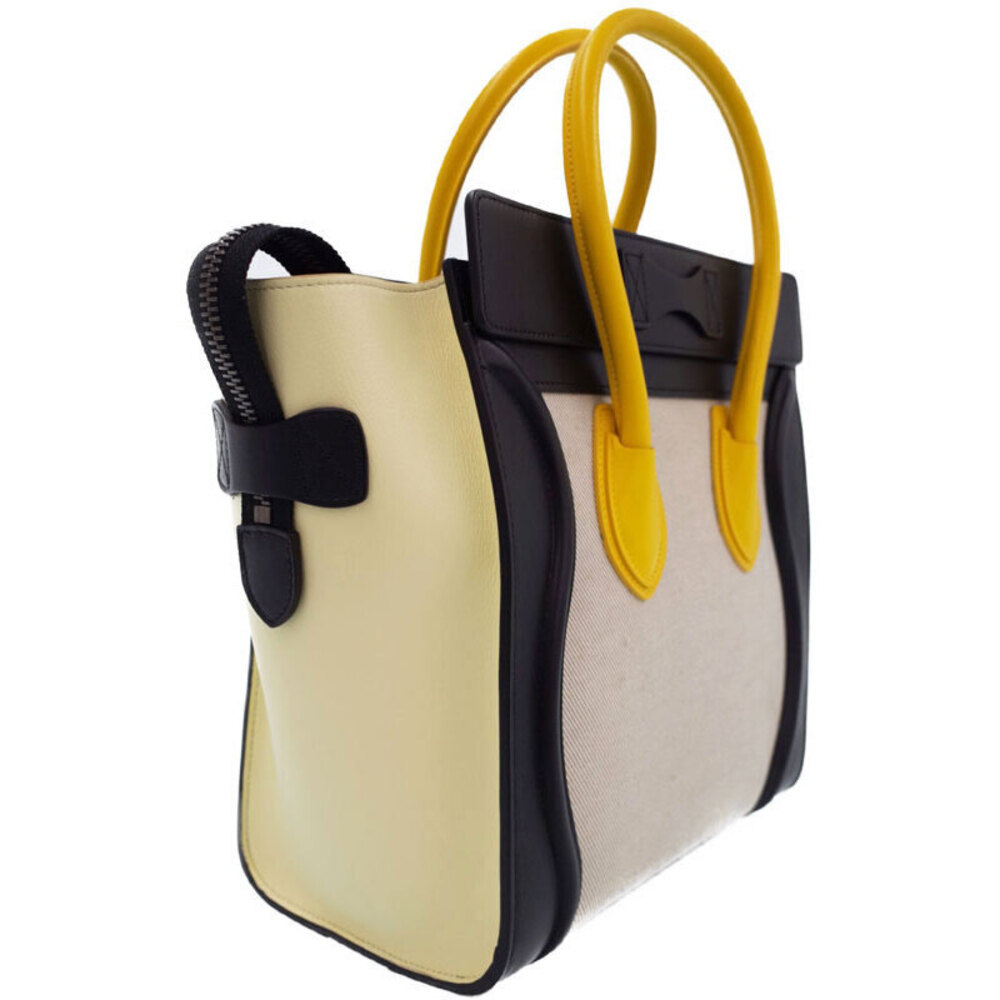 Celine Shopper Tote Luggage Logo Handbag - Picture 2 of 9